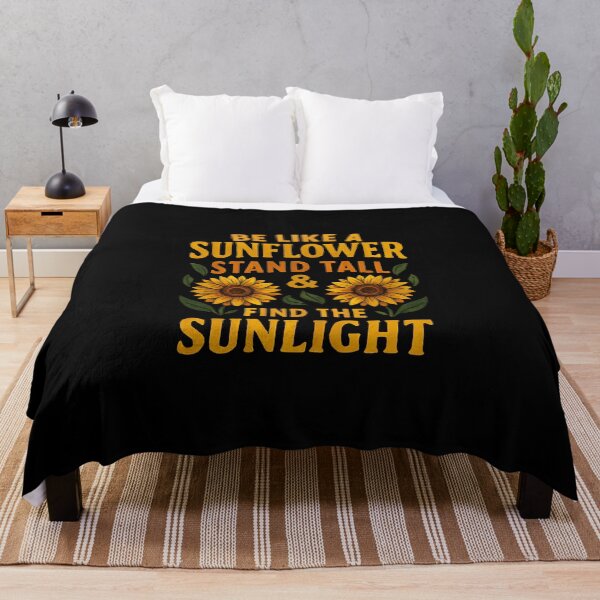 Item preview, Be Like A Sunflower Stand Tall Find Sunlight Floral Inspirational Retro Vintage designed and sold by Photo-Sphere101.