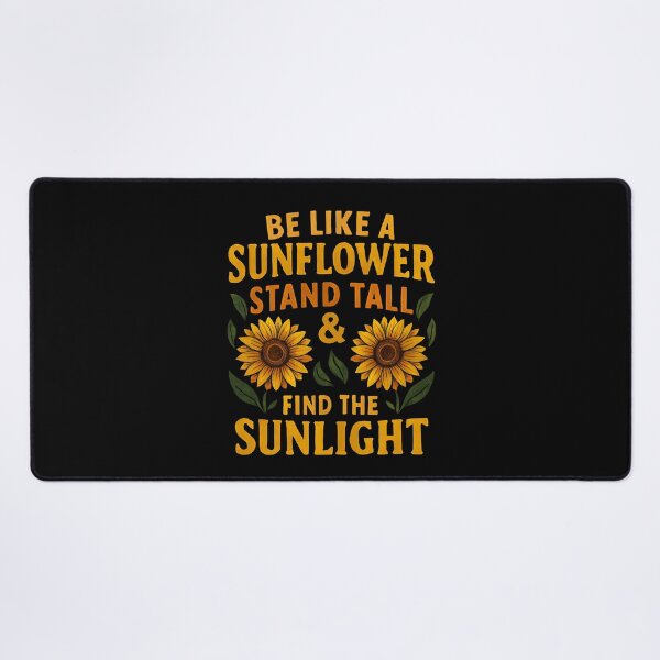 Item preview, Be Like A Sunflower Stand Tall Find Sunlight Floral Inspirational Retro Vintage designed and sold by Photo-Sphere101.