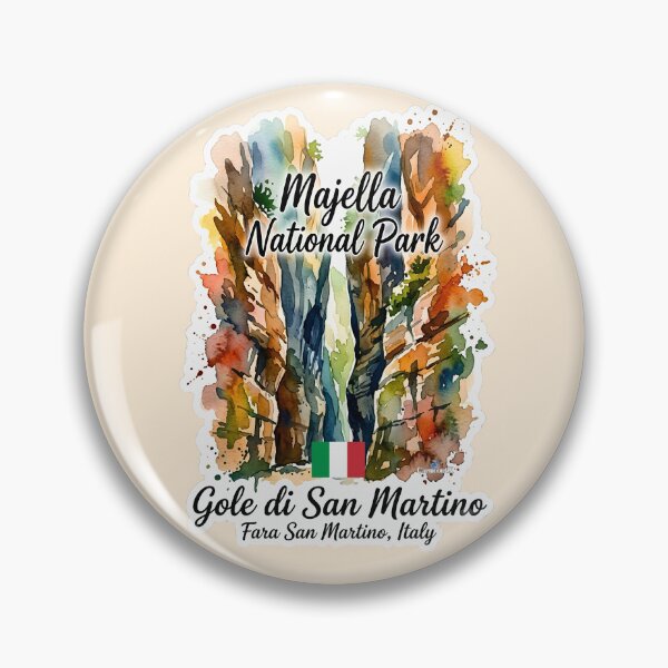 Item preview, San Martino Gorges Watercolor Sticker designed and sold by EvergreenPark - Tee Studio.