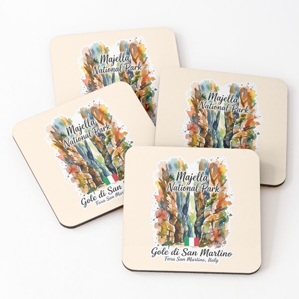 Item preview, San Martino Gorges Watercolor Sticker designed and sold by EvergreenPark - Tee Studio.