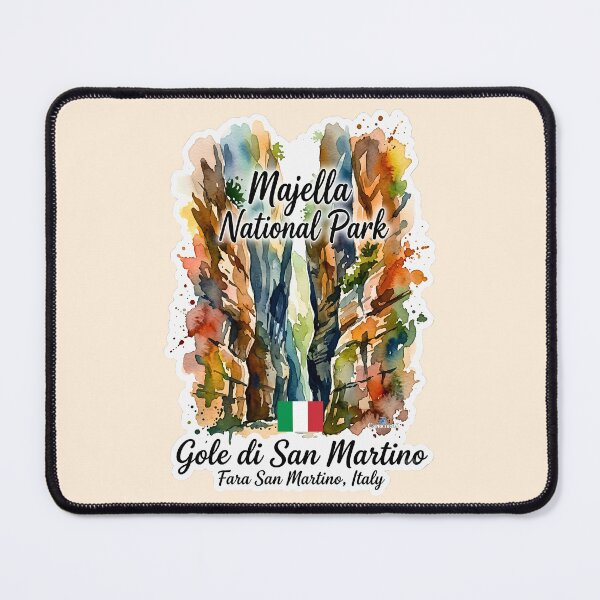 Item preview, San Martino Gorges Watercolor Sticker designed and sold by EvergreenPark - Tee Studio.