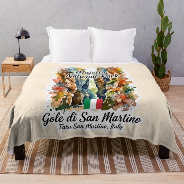 Item preview, San Martino Gorges Watercolor Sticker designed and sold by EvergreenPark - Tee Studio.