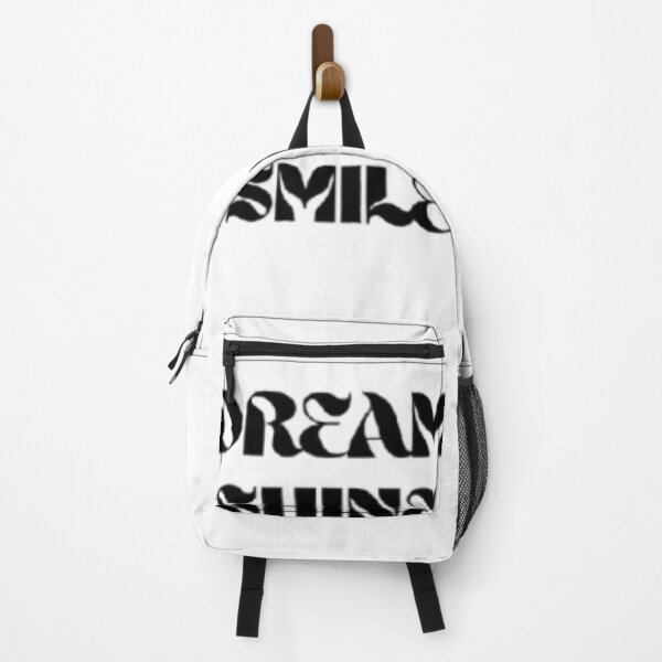 Item preview, Retro Wavy Motivational Quote - Dream Shine Smile Typography designed and sold by SMinimalist613.
