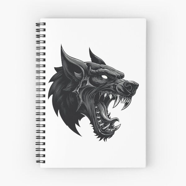 Item preview, Wolf head illustration 4 designed and sold by robyeyedropy.