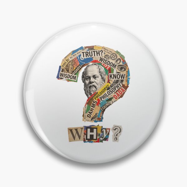 Item preview, Socrates & Socratic Method  - Ancient Greek Philosophy Humor Art  designed and sold by OzzFrequency.