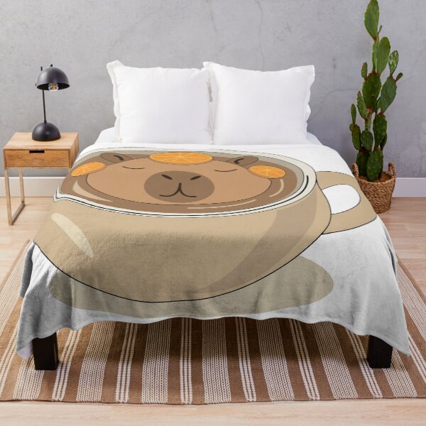Item preview,  Cute Capybara Relaxing in Coffee Cup designed and sold by TatinkaArtskill.