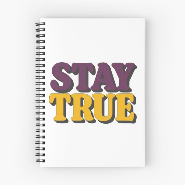 Item preview, Stay True Inspirational Typography T-Shirt Design designed and sold by FestivityFinds.