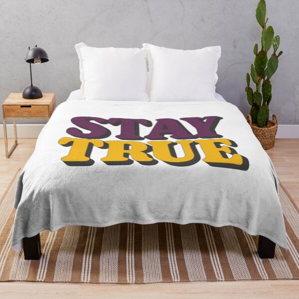 Item preview, Stay True Inspirational Typography T-Shirt Design designed and sold by FestivityFinds.