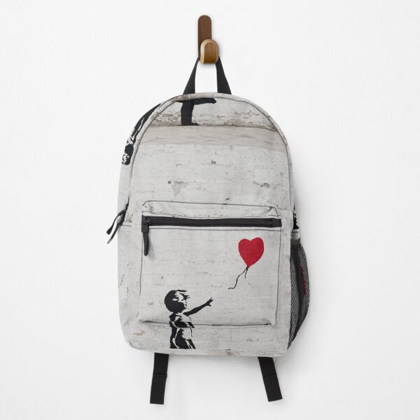 Item preview, Girl with Red Balloon – Vintage Stone Wall Graffiti designed and sold by LuluLeb.