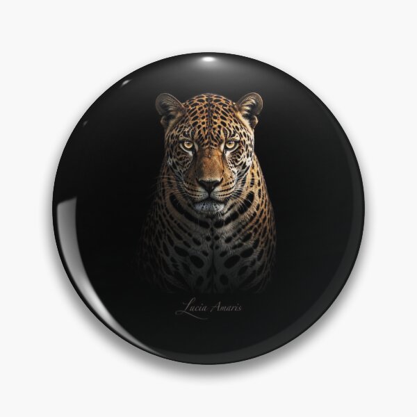 Item preview, Silent Majesty – Fine Art Animal Portraits - Jaguar color designed and sold by Lucia Amaris Art.