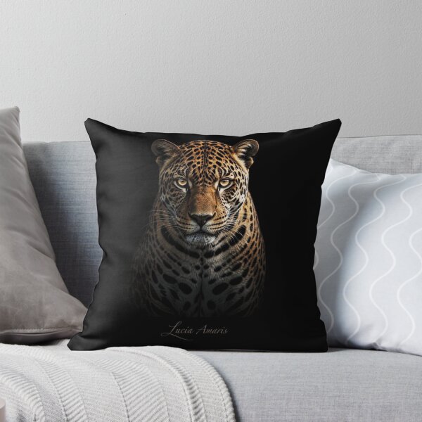Item preview, Silent Majesty – Fine Art Animal Portraits - Jaguar color designed and sold by Lucia Amaris Art.