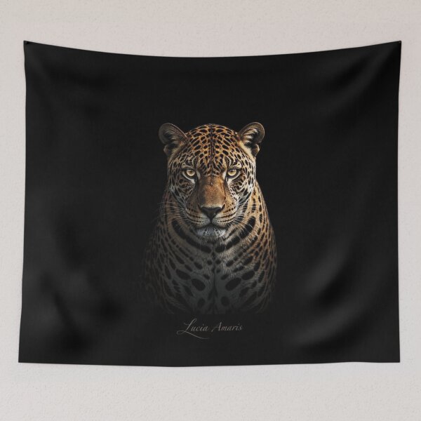 Item preview, Silent Majesty – Fine Art Animal Portraits - Jaguar color designed and sold by Lucia Amaris Art.