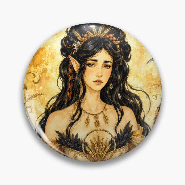 Item preview, Corn Moon – First Harvest Goddess of Lughnasadh designed and sold by Neely Stewart.