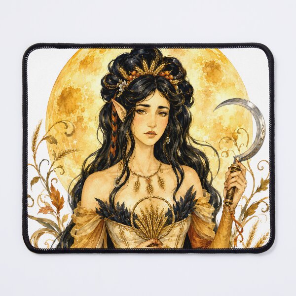Item preview, Corn Moon – First Harvest Goddess of Lughnasadh designed and sold by Neely Stewart.