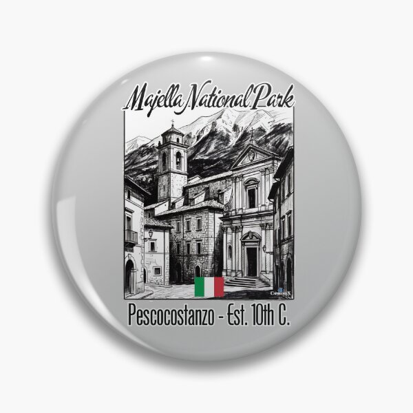 Item preview, Pescocostanzo Majella Vintage Sticker designed and sold by EvergreenPark - Tee Studio.