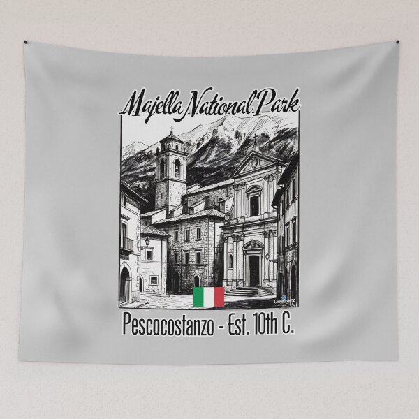 Item preview, Pescocostanzo Majella Vintage Sticker designed and sold by EvergreenPark - Tee Studio.