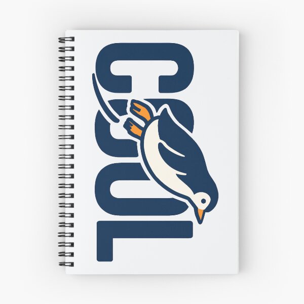 Item preview, Cool Flying Penguin Retro Typography Animal Graphic designed and sold by VibeShift Studio.