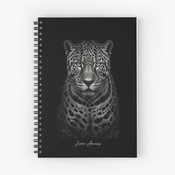 Item preview, Silent Majesty – Fine Art Animal Portraits Monochrome - Jaguar designed and sold by Lucia Amaris Art.