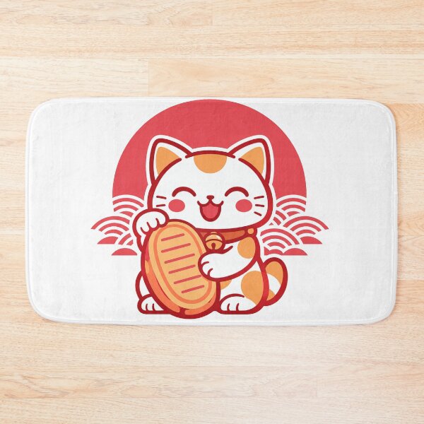 Item preview, Kawaii Maneki Neko Lucky Cat – Japanese Good Luck Fortune Cat designed and sold by kawaii animal store (in Japan).