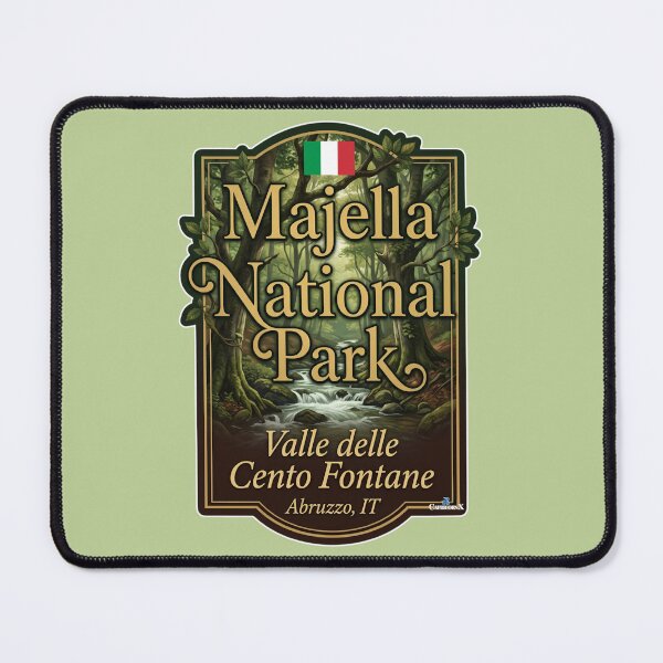 Item preview, Majella National Park Vintage Poster designed and sold by EvergreenPark - Tee Studio.