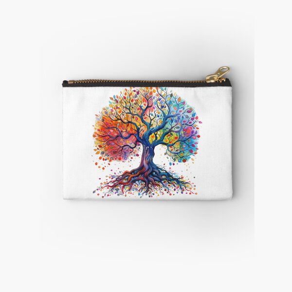Item preview, Four Seasons Tree of Life – Colorful Watercolor Nature Art designed and sold by Awarrie.