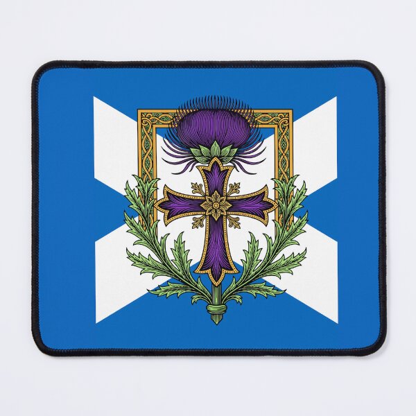 Item preview, Scottish Motif Cross and Crowned Thistle Saltire designed and sold by taiche.