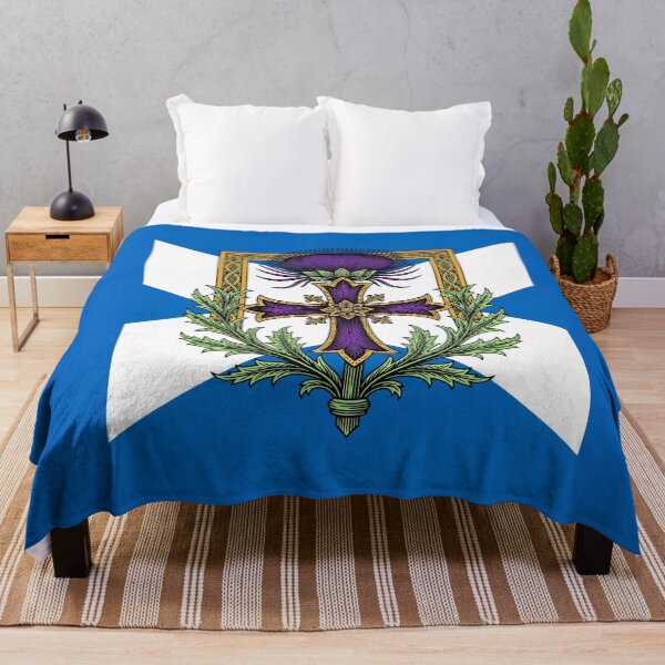 Item preview, Scottish Motif Cross and Crowned Thistle Saltire designed and sold by taiche.