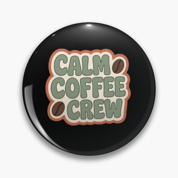 Item preview, Calm Coffee Crew Retro Typography Mug - Vintage Coffee Lover Gift designed and sold by FestivityFinds.