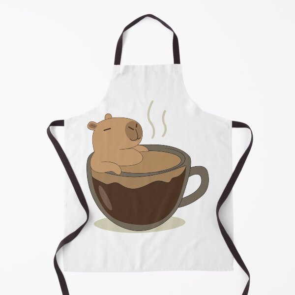 Item preview, Cute Capybara Cozy in Coffee Mug designed and sold by TatinkaArtskill.
