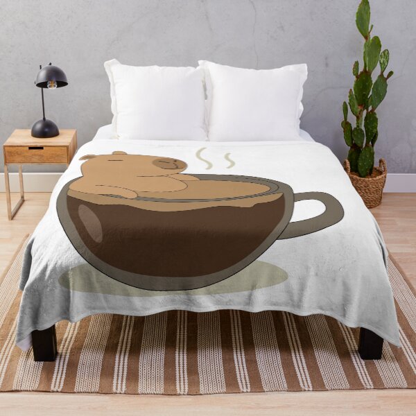 Item preview, Cute Capybara Cozy in Coffee Mug designed and sold by TatinkaArtskill.