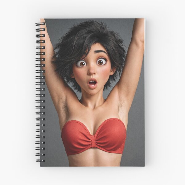Item preview, Cute shocked girl with hairy armpits designed and sold by Vintage Designs +.