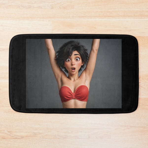 Item preview, Cute shocked girl with hairy armpits designed and sold by Vintage Designs +.
