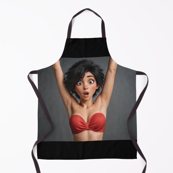 Item preview, Cute shocked girl with hairy armpits designed and sold by Vintage Designs +.