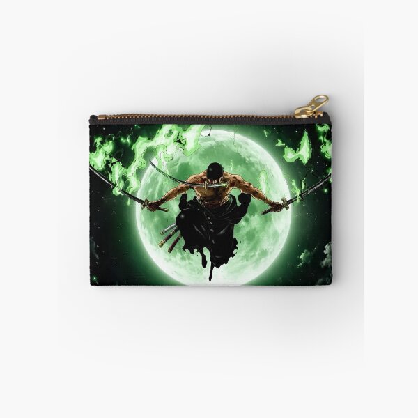 Item preview, Zoro Green Moon Samurai Anime Sword Warrior – Three Sword Style Aesthetic designed and sold by Dyan4.
