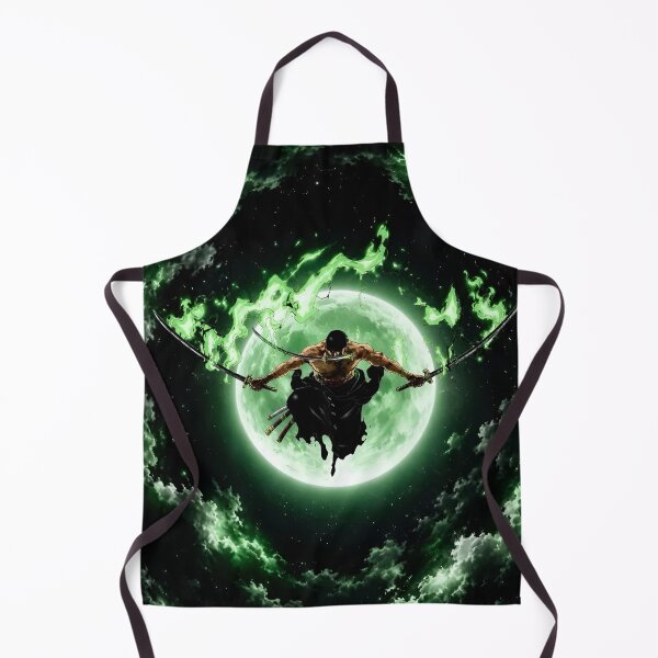 Item preview, Zoro Green Moon Samurai Anime Sword Warrior – Three Sword Style Aesthetic designed and sold by Dyan4.