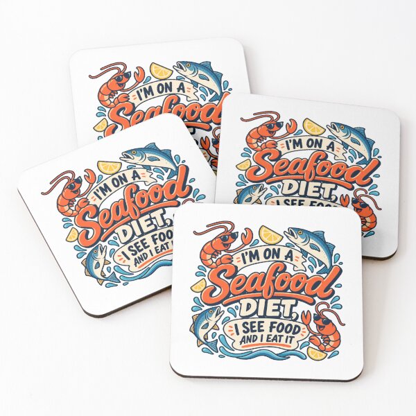 Item preview, Funny Seafood Diet Pun | I See Food and I Eat It designed and sold by FBA.