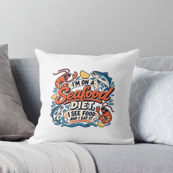 Item preview, Funny Seafood Diet Pun | I See Food and I Eat It designed and sold by FBA.