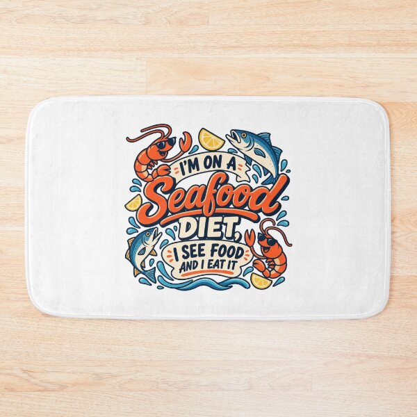 Item preview, Funny Seafood Diet Pun | I See Food and I Eat It designed and sold by FBA.