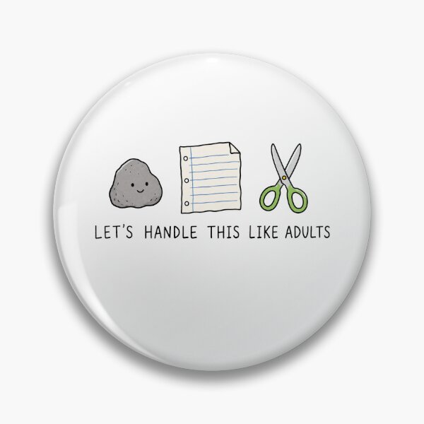 Item preview, Funny Adulting Meme Cute Rock Paper Scissors Sarcastic Humor designed and sold by MonkiFlipp.