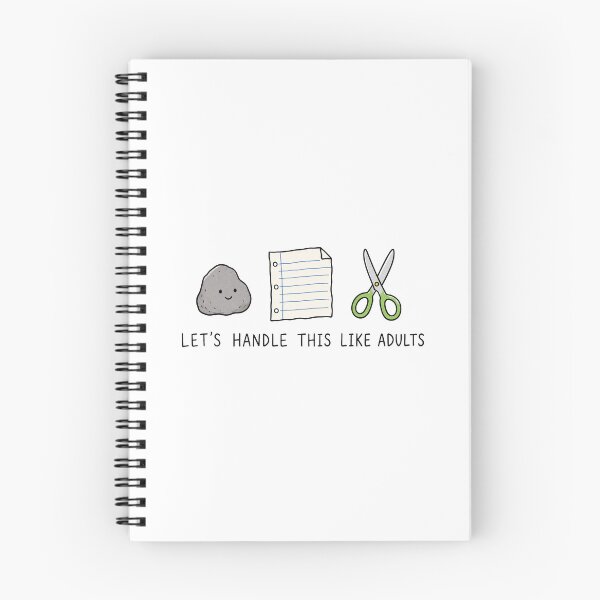 Item preview, Funny Adulting Meme Cute Rock Paper Scissors Sarcastic Humor designed and sold by MonkiFlipp.