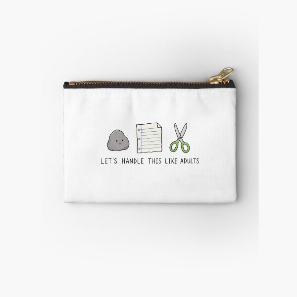 Item preview, Funny Adulting Meme Cute Rock Paper Scissors Sarcastic Humor designed and sold by MonkiFlipp.