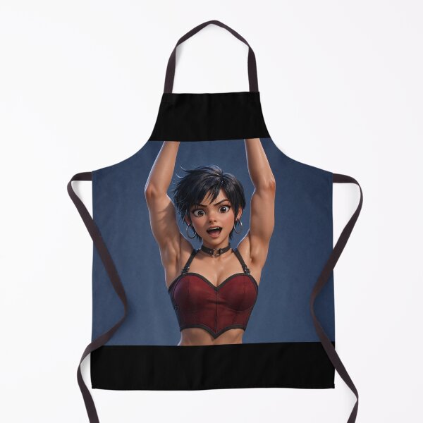Item preview, Cute shocked girl with her hands in the air designed and sold by Vintage Designs +.