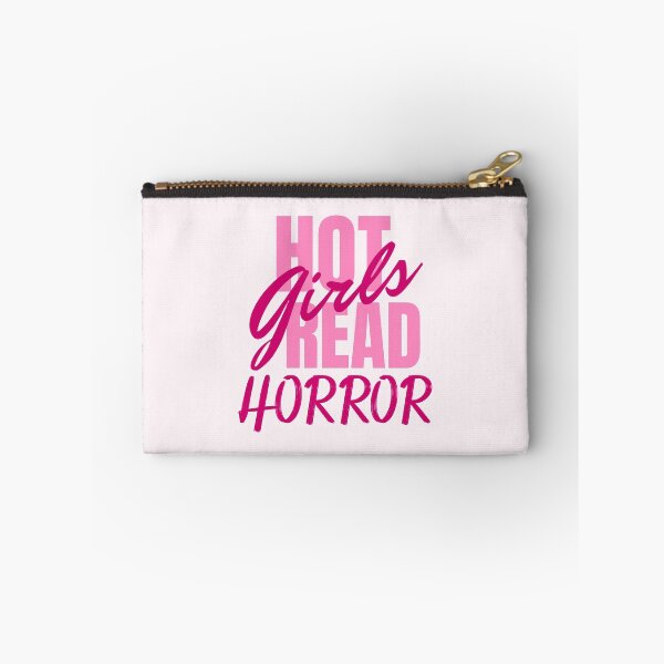 Item preview, Hot Girls Read Horror - Bookish Pink designed and sold by humnoo.