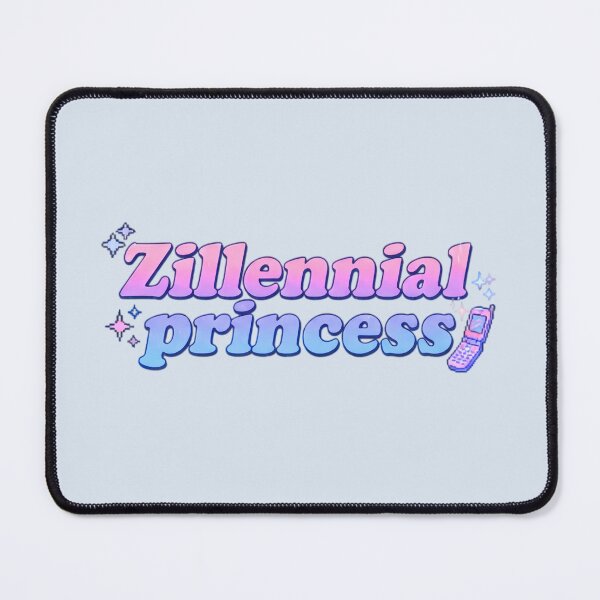 Item preview, zillennial princess retro vintage y2k 2000s pink purple blue designed and sold by sadieillust.