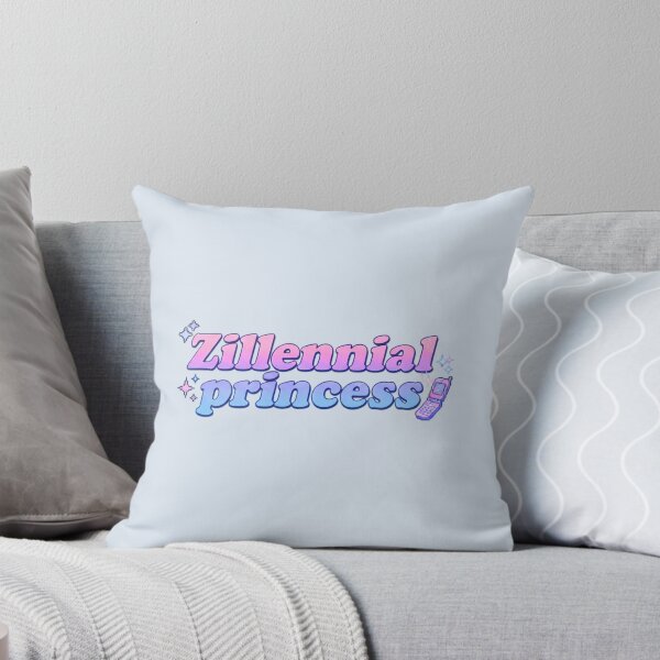Item preview, zillennial princess retro vintage y2k 2000s pink purple blue designed and sold by sadieillust.