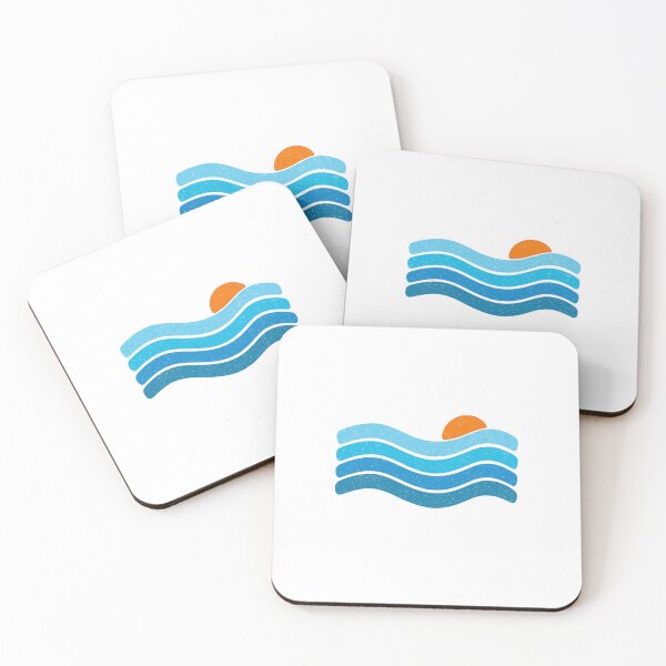 Item preview, Ocean Waves Retro Vintage Summer Beach designed and sold by HBDStudio.