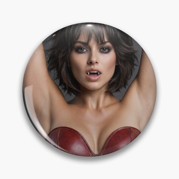 Item preview,  Cute shocked vampire girl with her hands in the air designed and sold by Vintage Designs +.