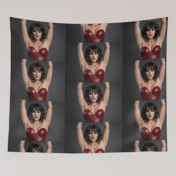 Item preview, Cute shocked vampire girl with her hands in the air designed and sold by Vintage Designs +.