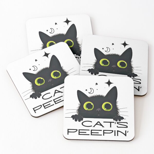 Item preview, The Cat's Peepin designed and sold by DEZINOMANIA.