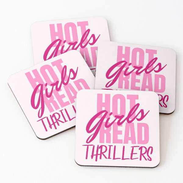 Item preview, Hot Girls Read Thriller Books Bookish Pink designed and sold by humnoo.